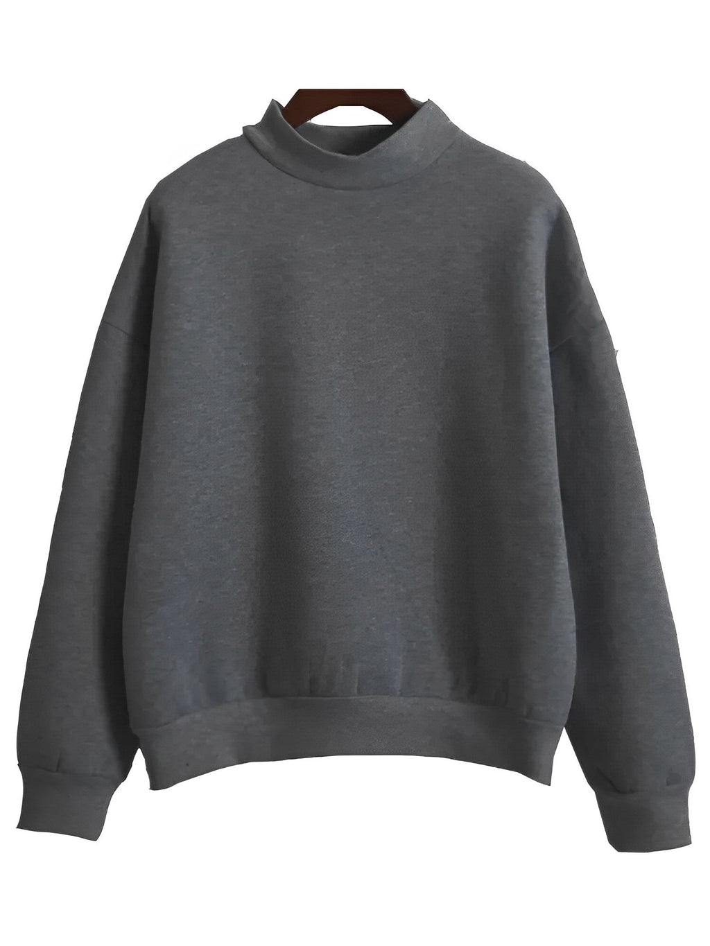 Bequemer, lockerer Basic-Pullover