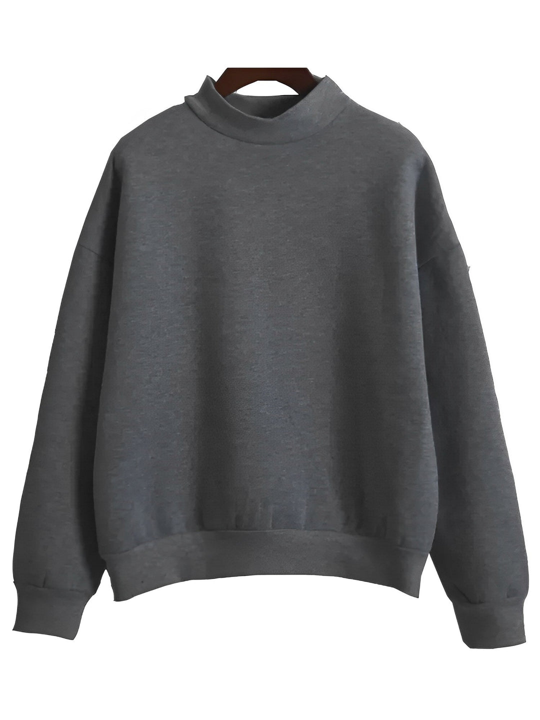 Bequemer, lockerer Basic-Pullover