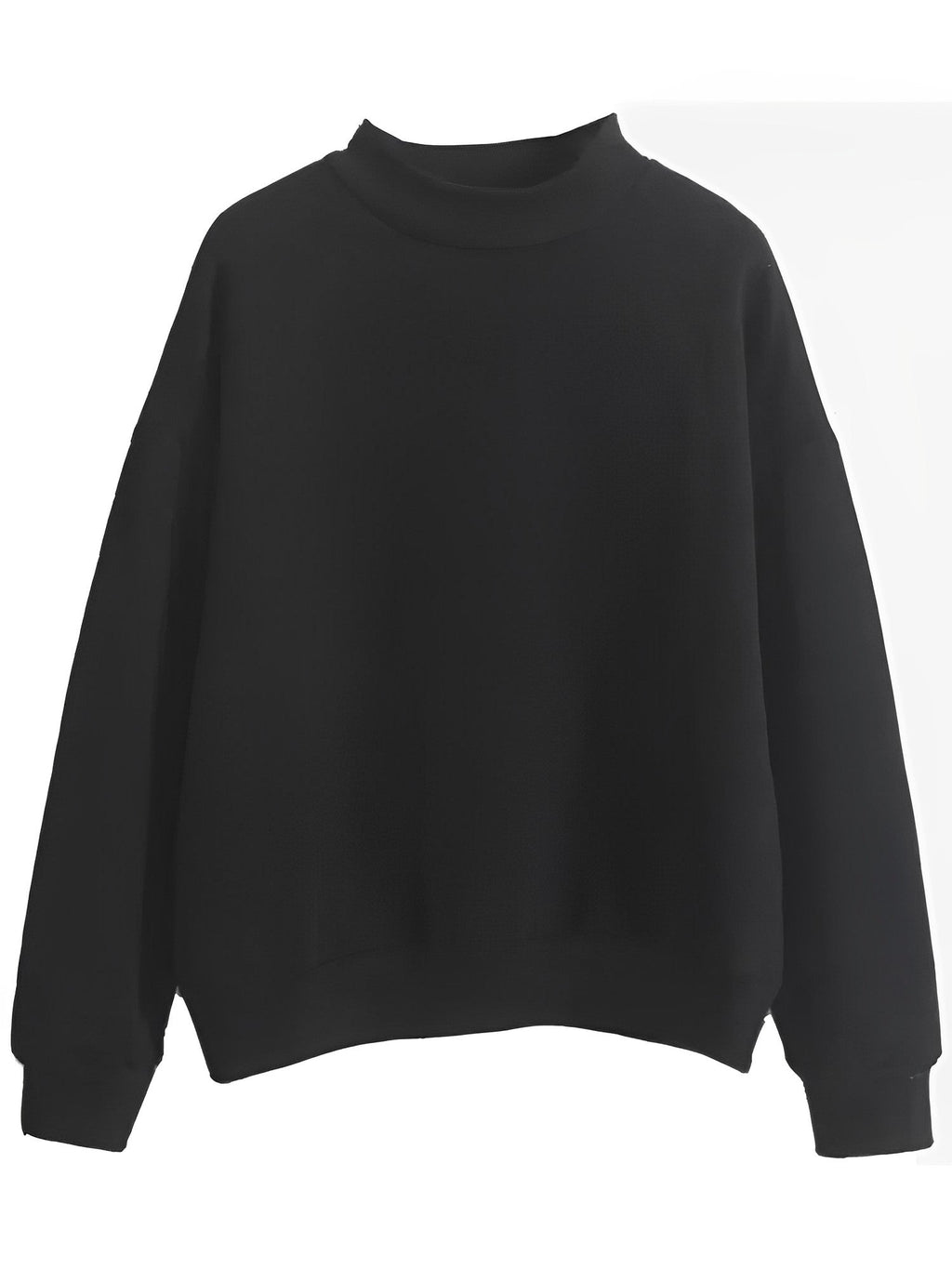 Bequemer, lockerer Basic-Pullover