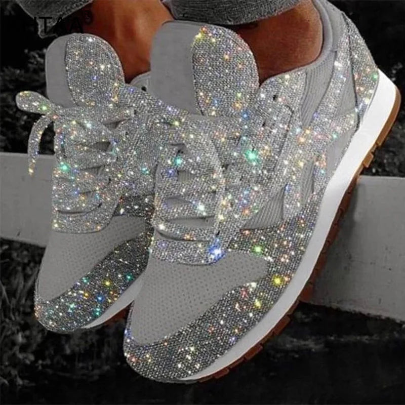 sportschuhe mit pailletten für damen