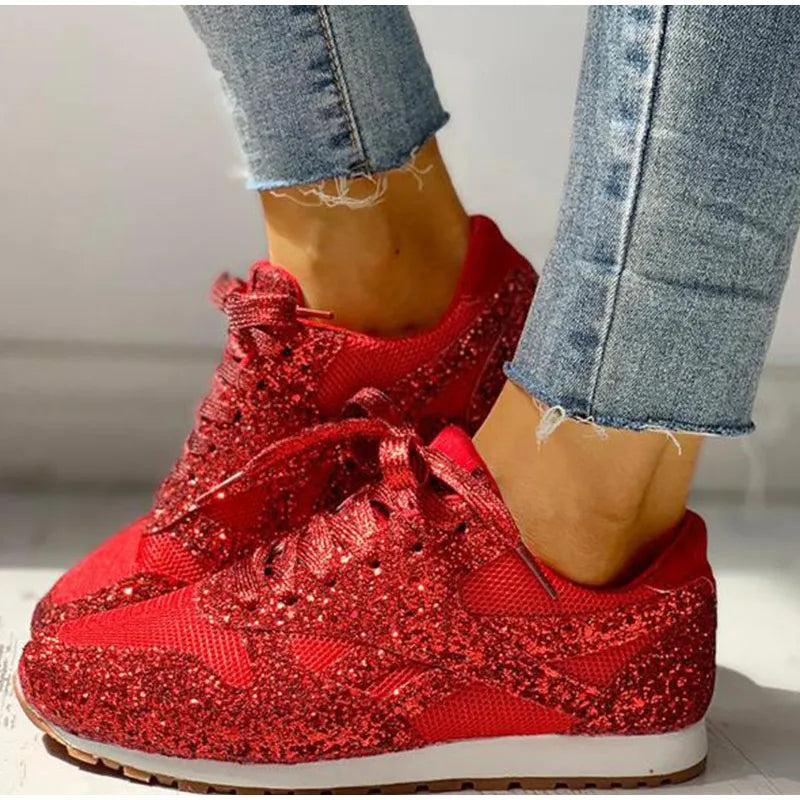 sportschuhe mit pailletten für damen
