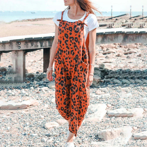 Leoparden-jumpsuits