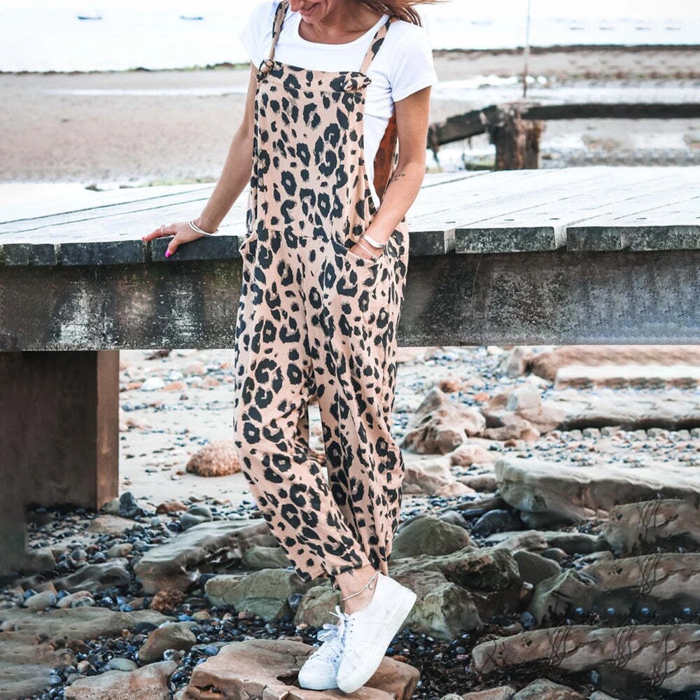 Leoparden-jumpsuits