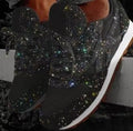 Glitzer Damen Sneakers mit sportlichem Komfort - Leona
