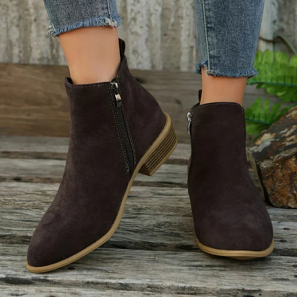 DamenAnklShopnoryoots Mit Reißverschluss Damen Shopnory