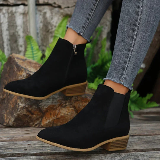 DamenAnklShopnoryoots Mit Reißverschluss Damen Shopnory