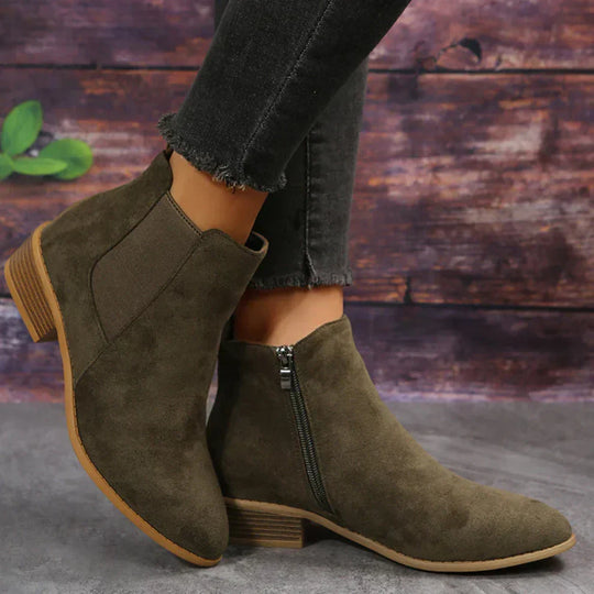 DamenAnklShopnoryoots Mit Reißverschluss Damen Shopnory
