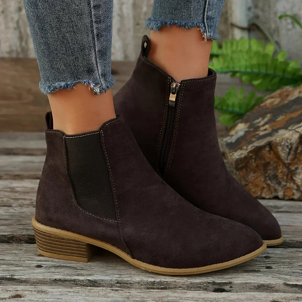DamenAnklShopnoryoots Mit Reißverschluss Damen Shopnory