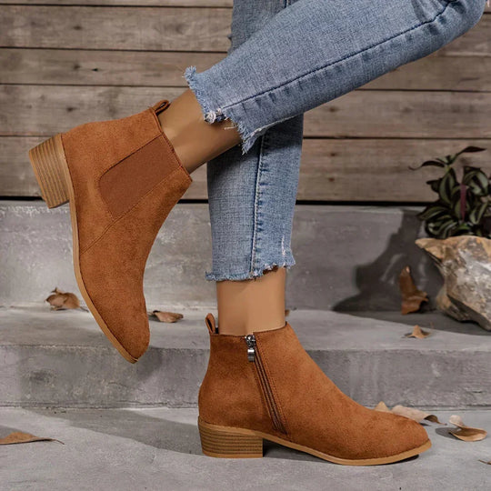 DamenAnklShopnoryoots Mit Reißverschluss Damen Shopnory