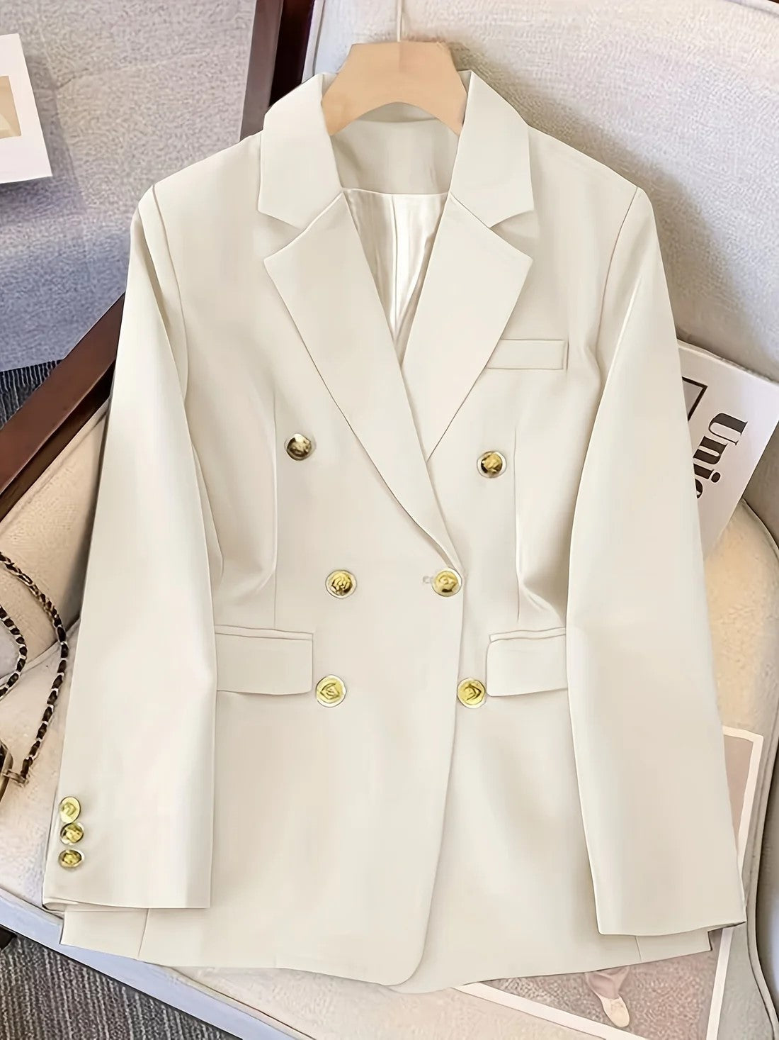 Maßgeschneiderte Zweireihige Blazer – Ganzjahresformelle Kleidung