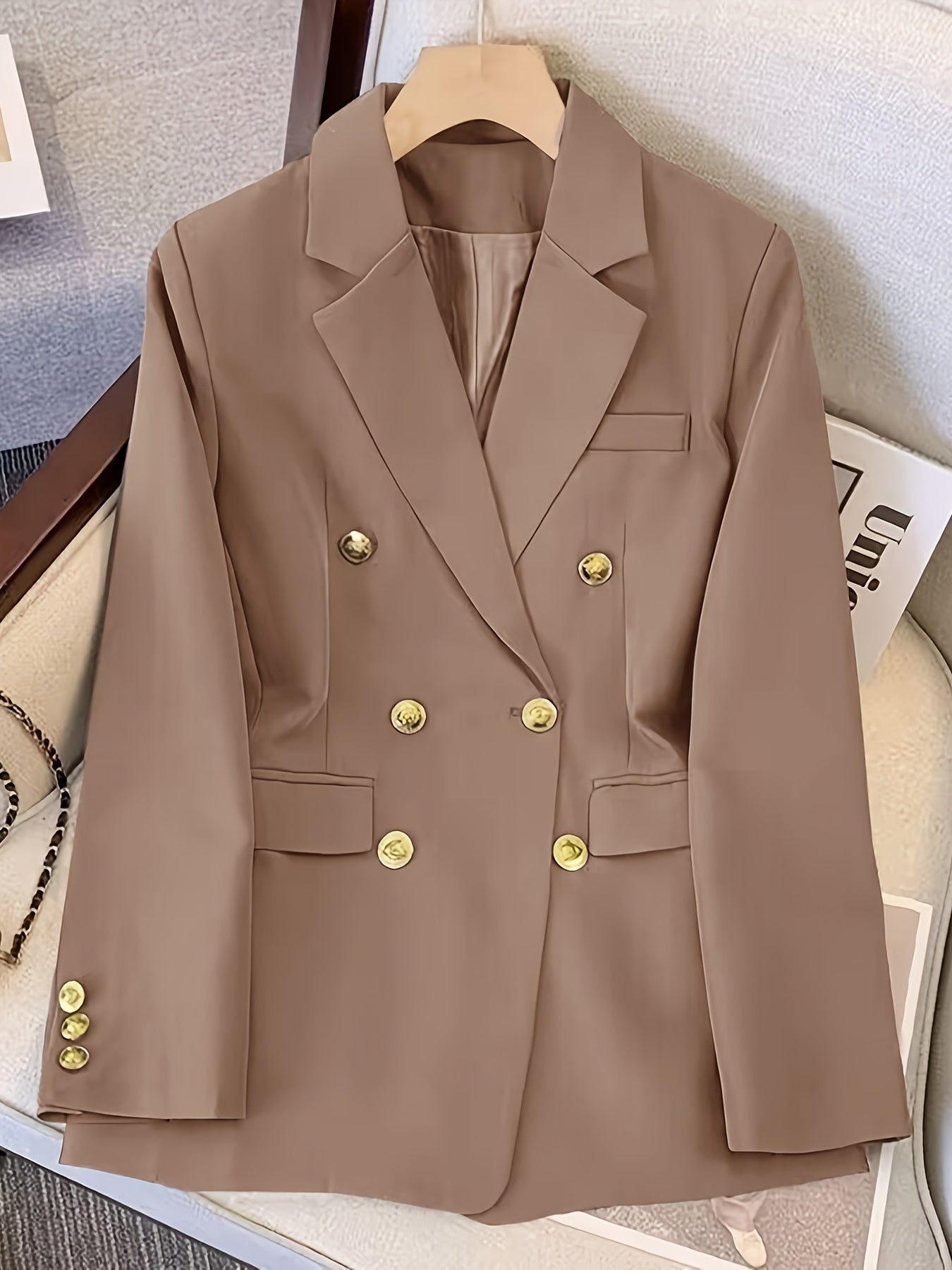 Maßgeschneiderte Zweireihige Blazer – Ganzjahresformelle Kleidung
