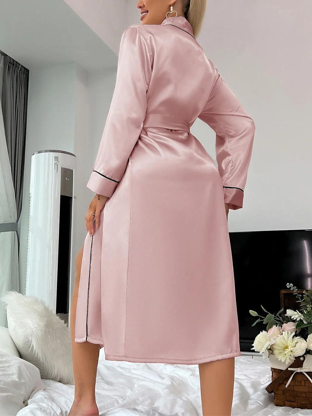 Kimono Klassisch Satin Kimono Robe