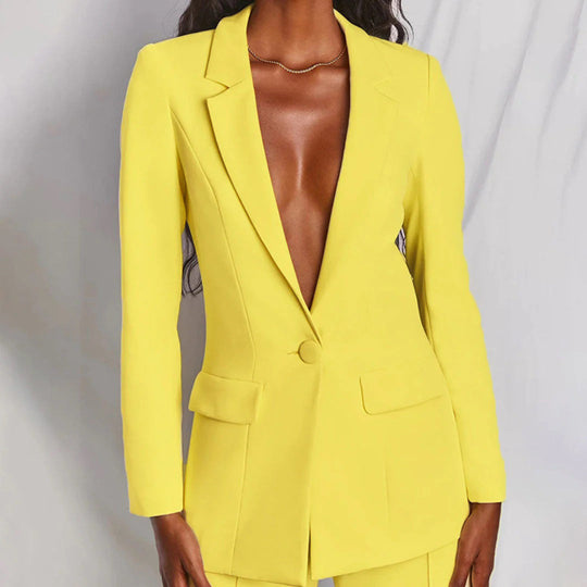 Set Elegantes Blazer und Hose-Set für Damen