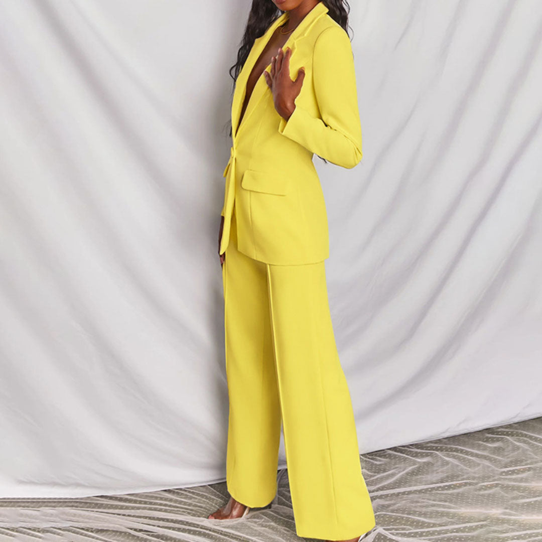 Eleganter Blazer & Hosenanzug für Damen