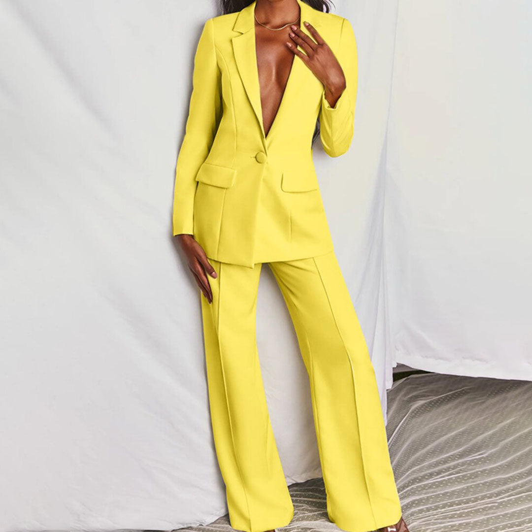 Eleganter Blazer & Hosenanzug für Damen