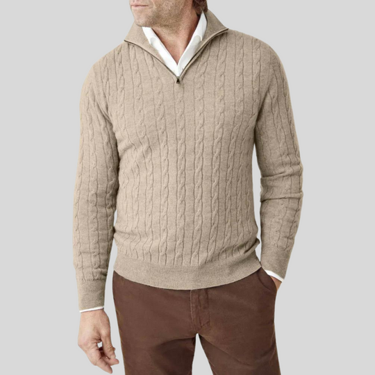 Shopnory | Hochwertiger Herren-Pullover mit Reißverschluss