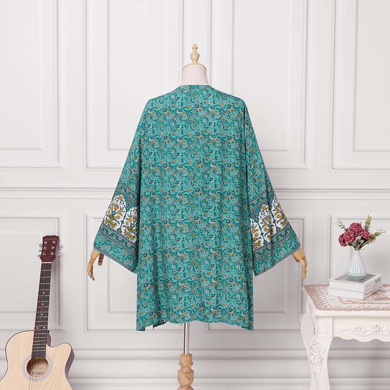 Boho-Kimono Ein Fröhlicher, Stilvoller Und Mittellanger Kimono!