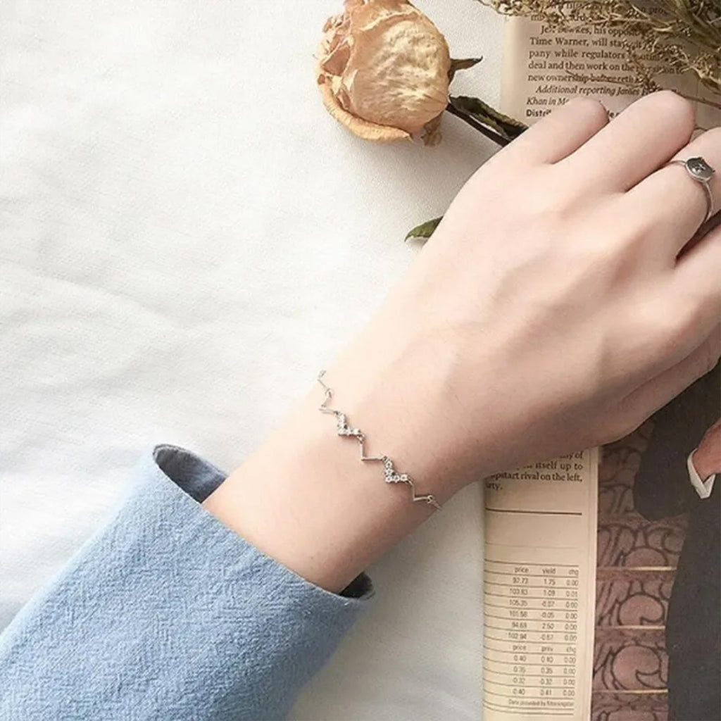 Kreatives Retro-Wellen verstellbares Armband | Shop Nory