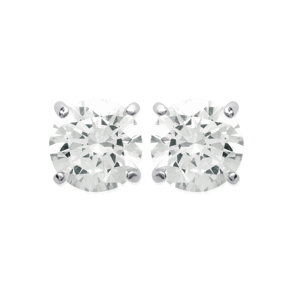 Zirkonia Ohrstecker aus Silber – klassische Stecker für Damen | Shop Nory