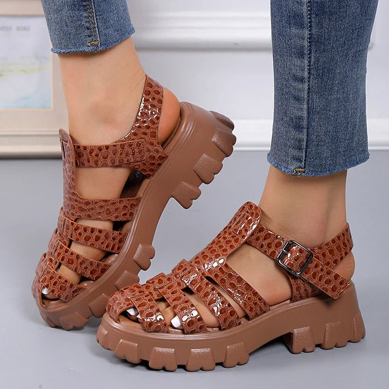 Waveselegance Gladiatoren Sandalen