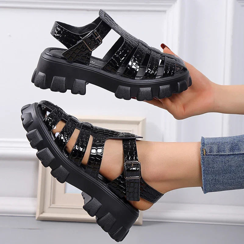 Waveselegance Gladiatoren Sandalen