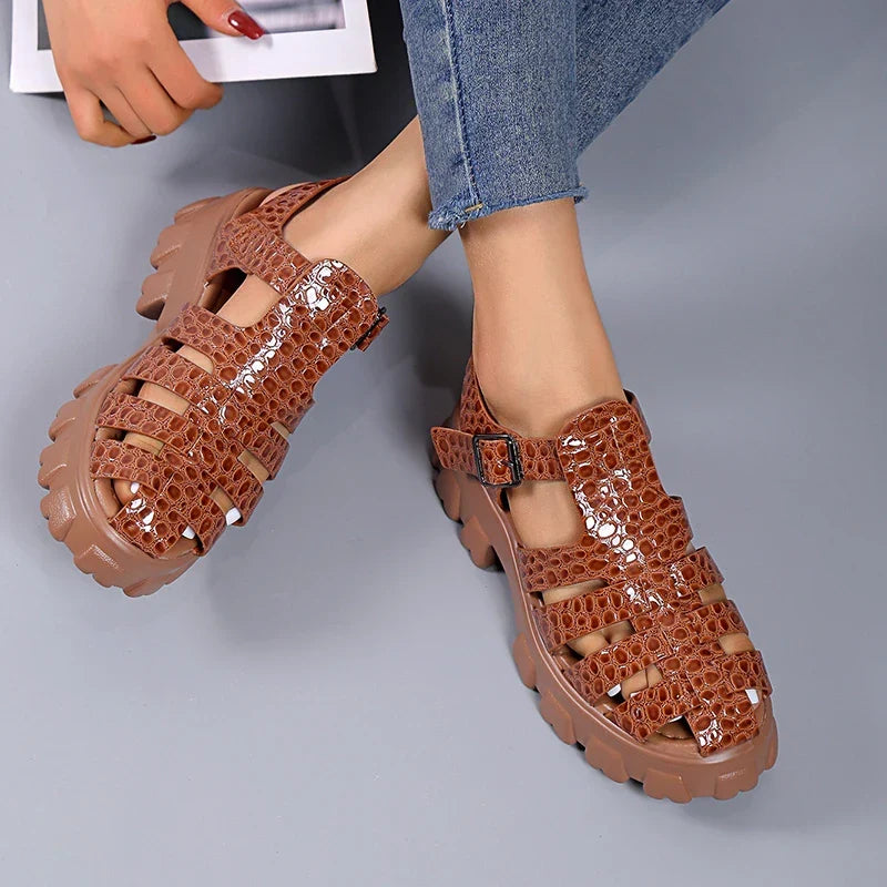 Waveselegance Gladiatoren Sandalen