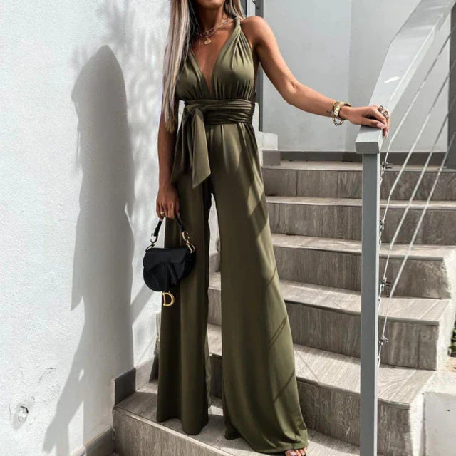 Eleganter Jumpsuit mit Gürtel