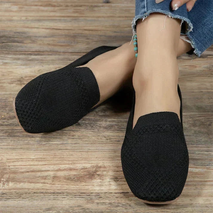 Sommer Mokassins | Slip-On | Bequem | Leinen Mokassins | Damenschuhe