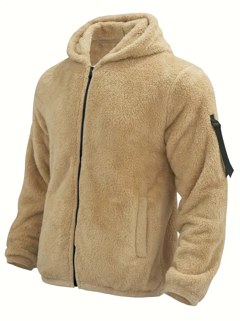 Teddyjacke mit Reißverschluss für Männer