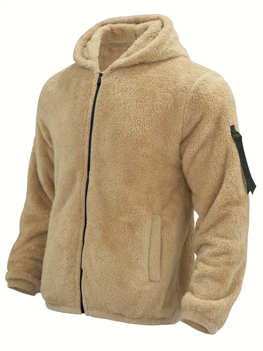 Teddyjacke mit Reißverschluss für Männer