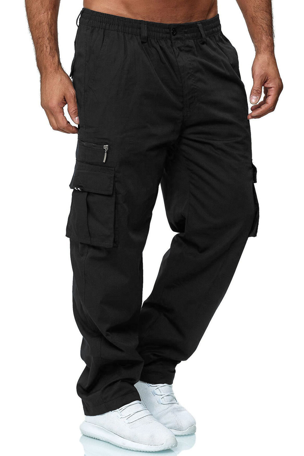 Bequeme Herren Cargo Hose mit Mehreren Taschen