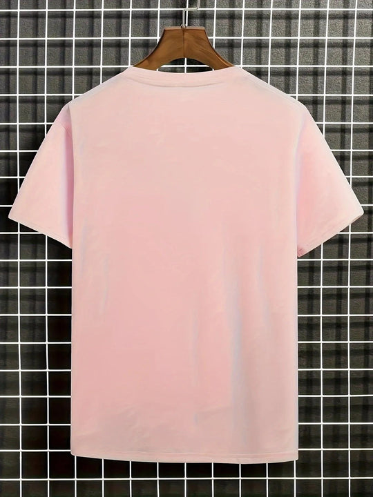 Shopnory | Herren T-Shirt Blumen und Wellen Design
