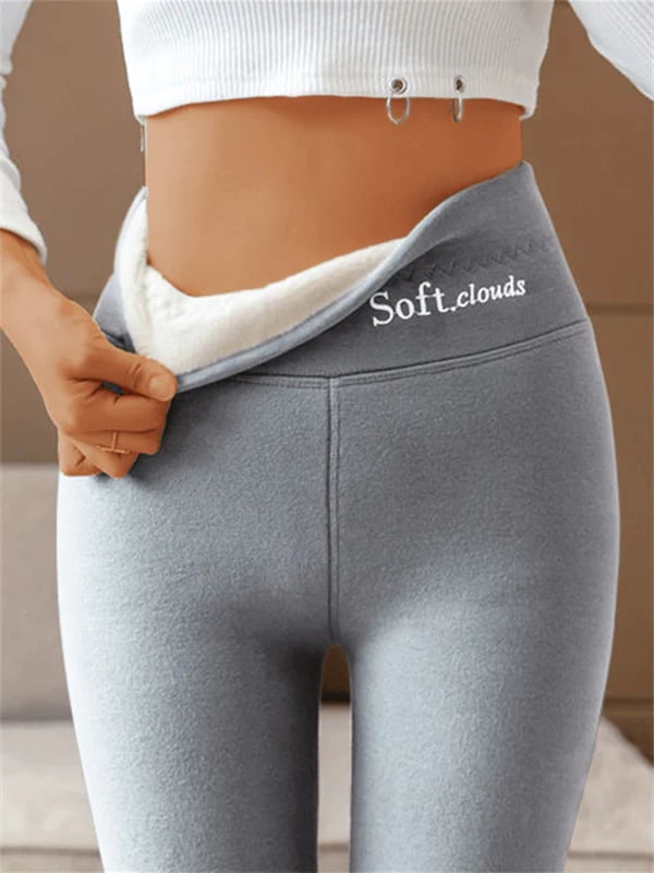 Damen Winterhose Fleece - Warme Leggings mit Formungseffekt