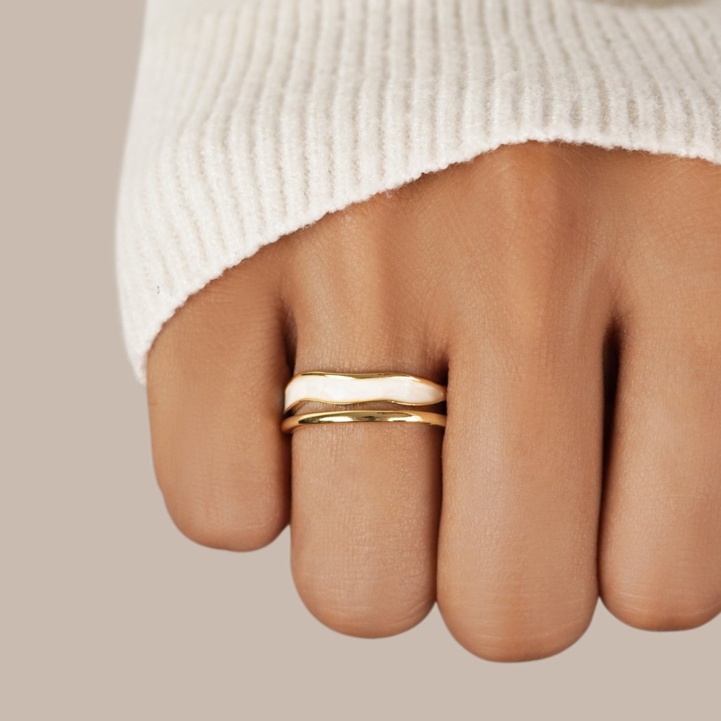 Schichtgoldring | Shop Nory