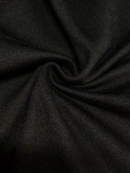 Unifarbenes Rundhals-T-Shirt Mit Spitze Naht