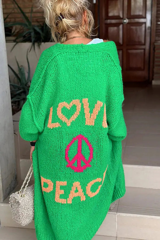 Love & Peace Strickjacke