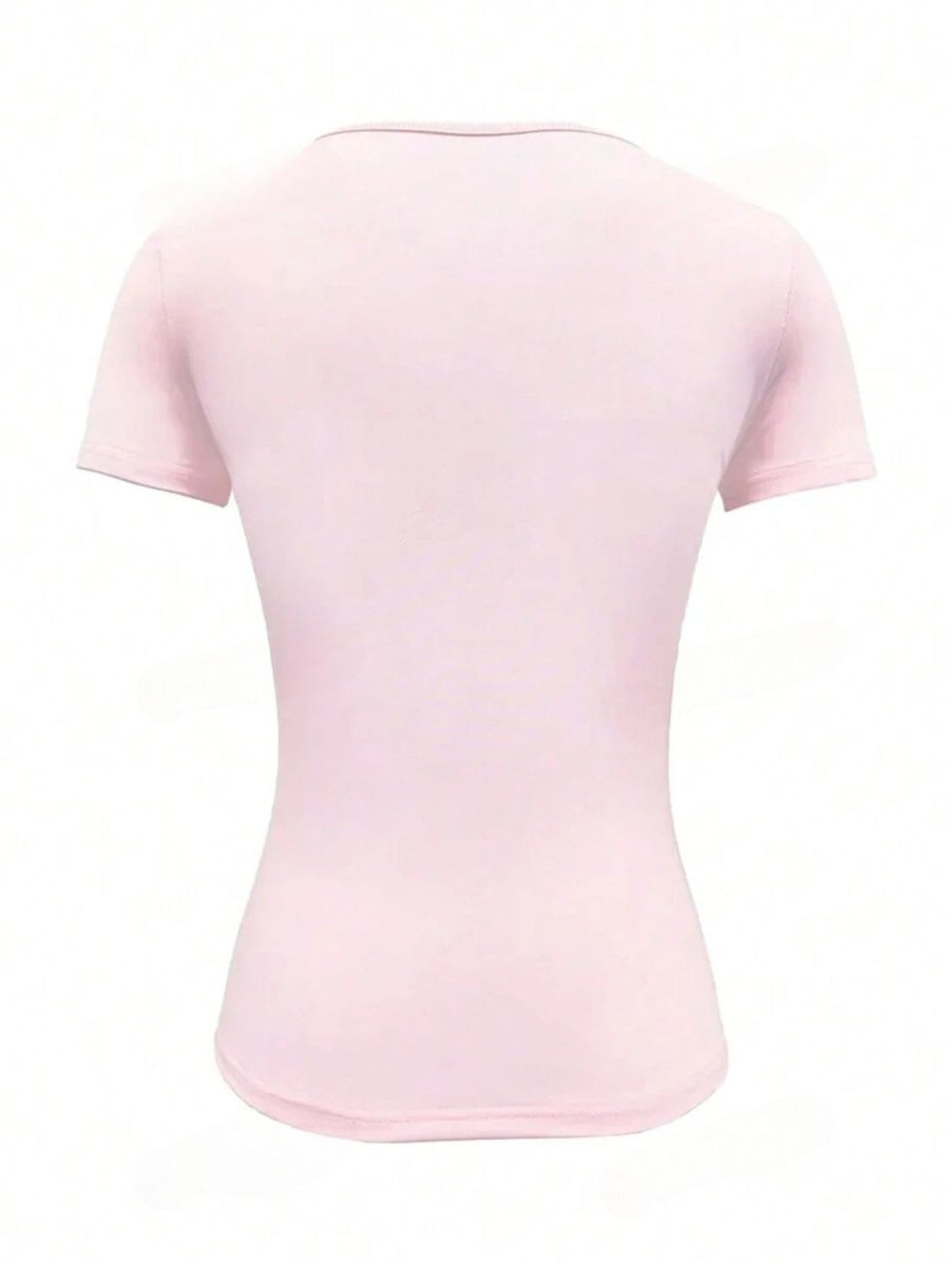 Rundhalsausschnitt Kurzarm T-Shirt