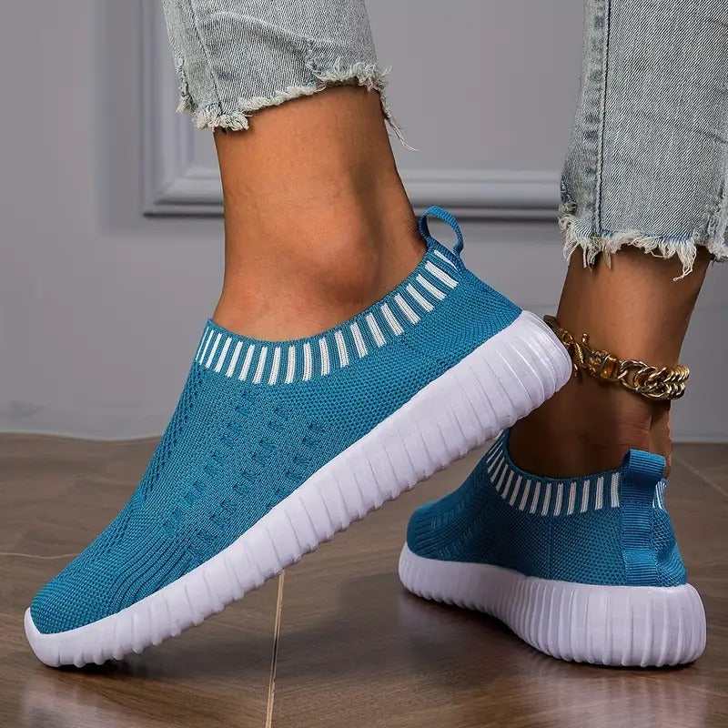 Atmungsaktive Damen-Sneaker mit verstärktem Fußbett