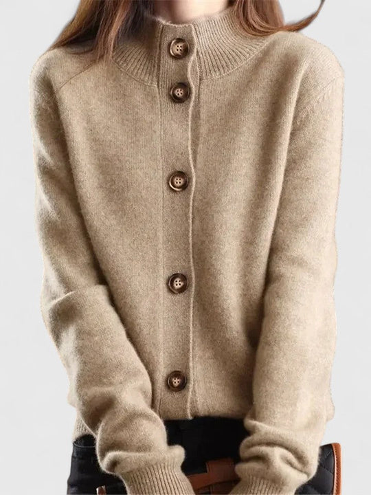 Shopnory | Strickjacke mit Knopfleiste