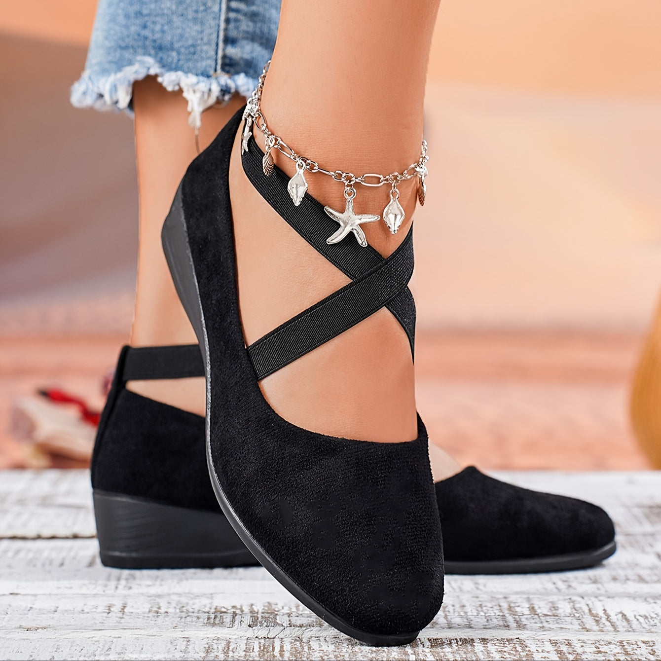 Bequeme Flache Wedges