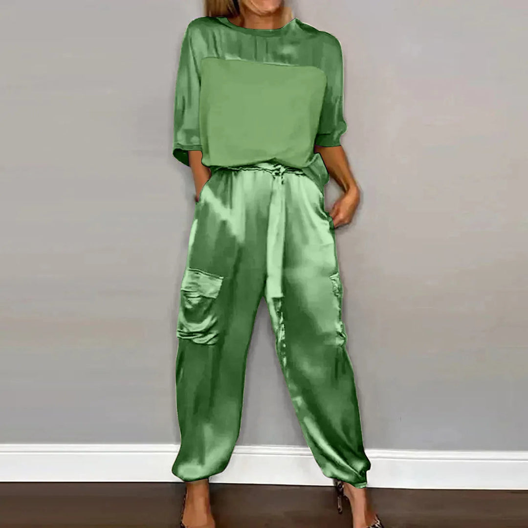ShopNory | Satin Zweiteiler
