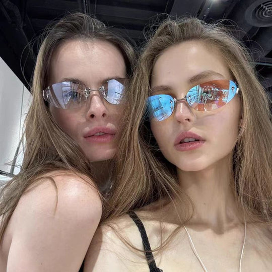Shopnory | Star Rahmenlose Futuristische Sonnenbrille