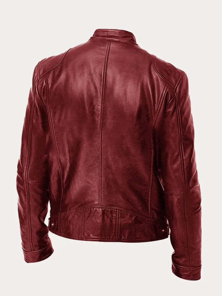 Herren Klassische Lederjacke