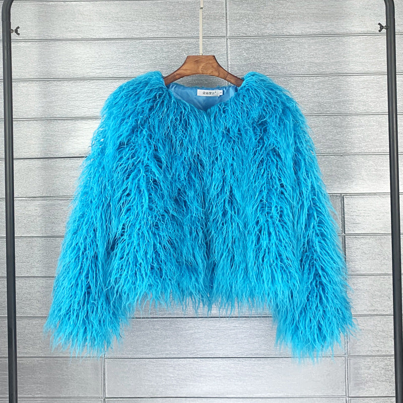 Fluffy Kurze Jacke