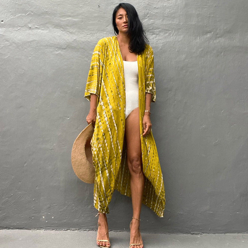 Glamouröse Sonnenschutz Resort Strandkleid Cover Up