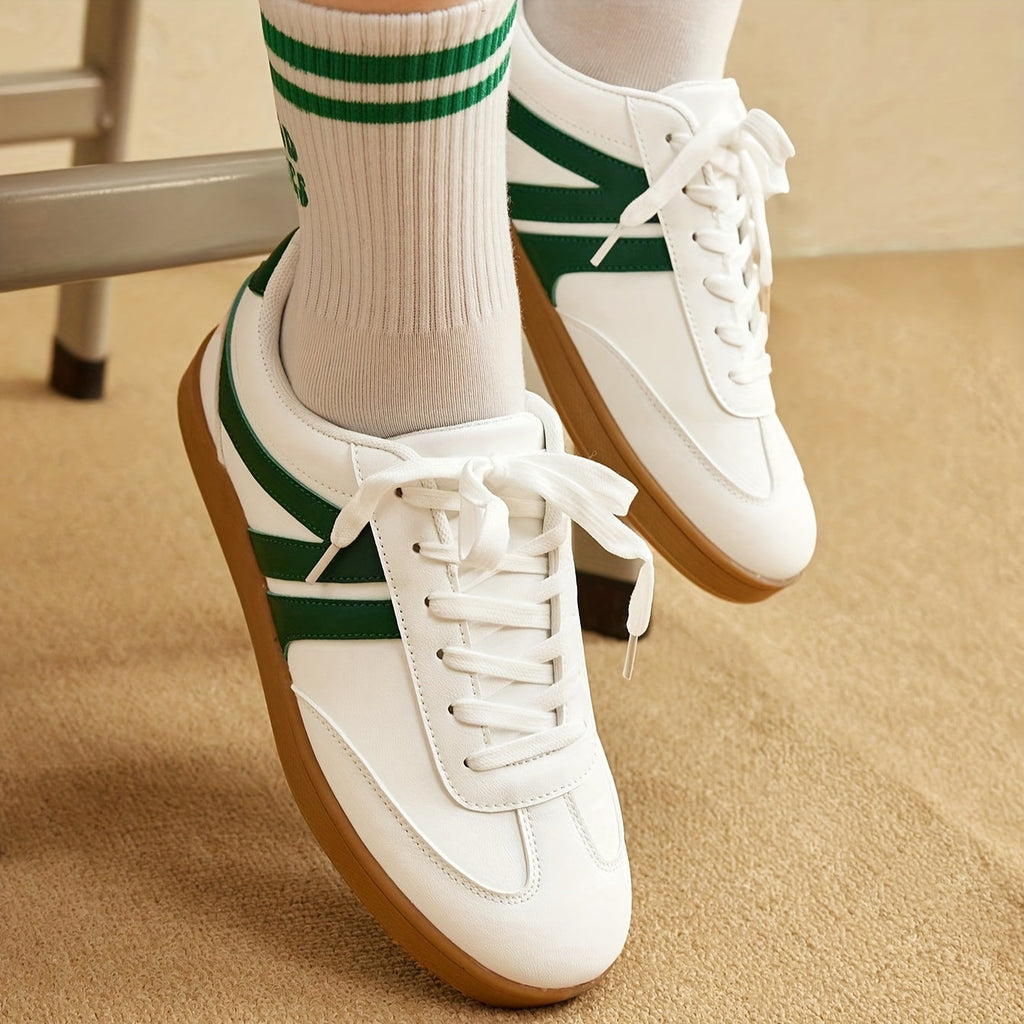 Bequeme Damensneaker In Einfarbigen Farben