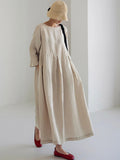 Lockeres kleid mit Seitentaschen