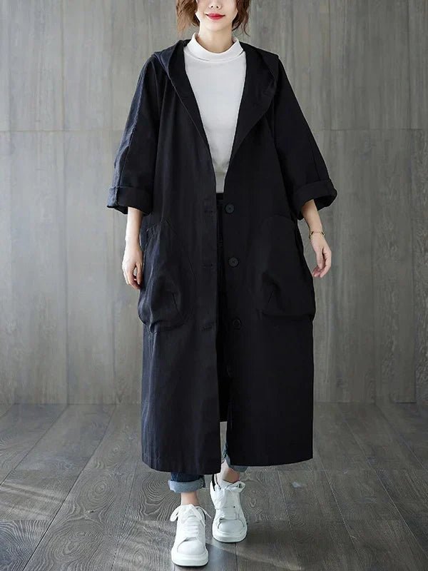 ShopNory | Langer Wasserdichter Trenchcoat Mantel
