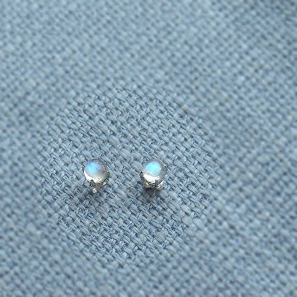 Mondsteine Ohrringe Blaue Mondlicht Steine | Shop Nory