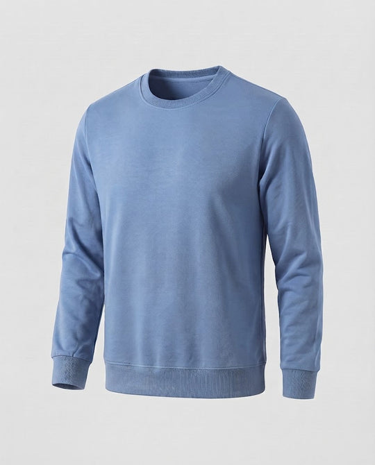 Herren Rundhals‑Sweatshirt aus Baumwollmix in Oversize‑Passform mit gerippten Bündchen Shop Nory